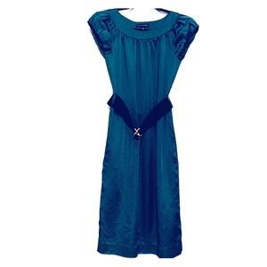 Banana Republic silk midi dress